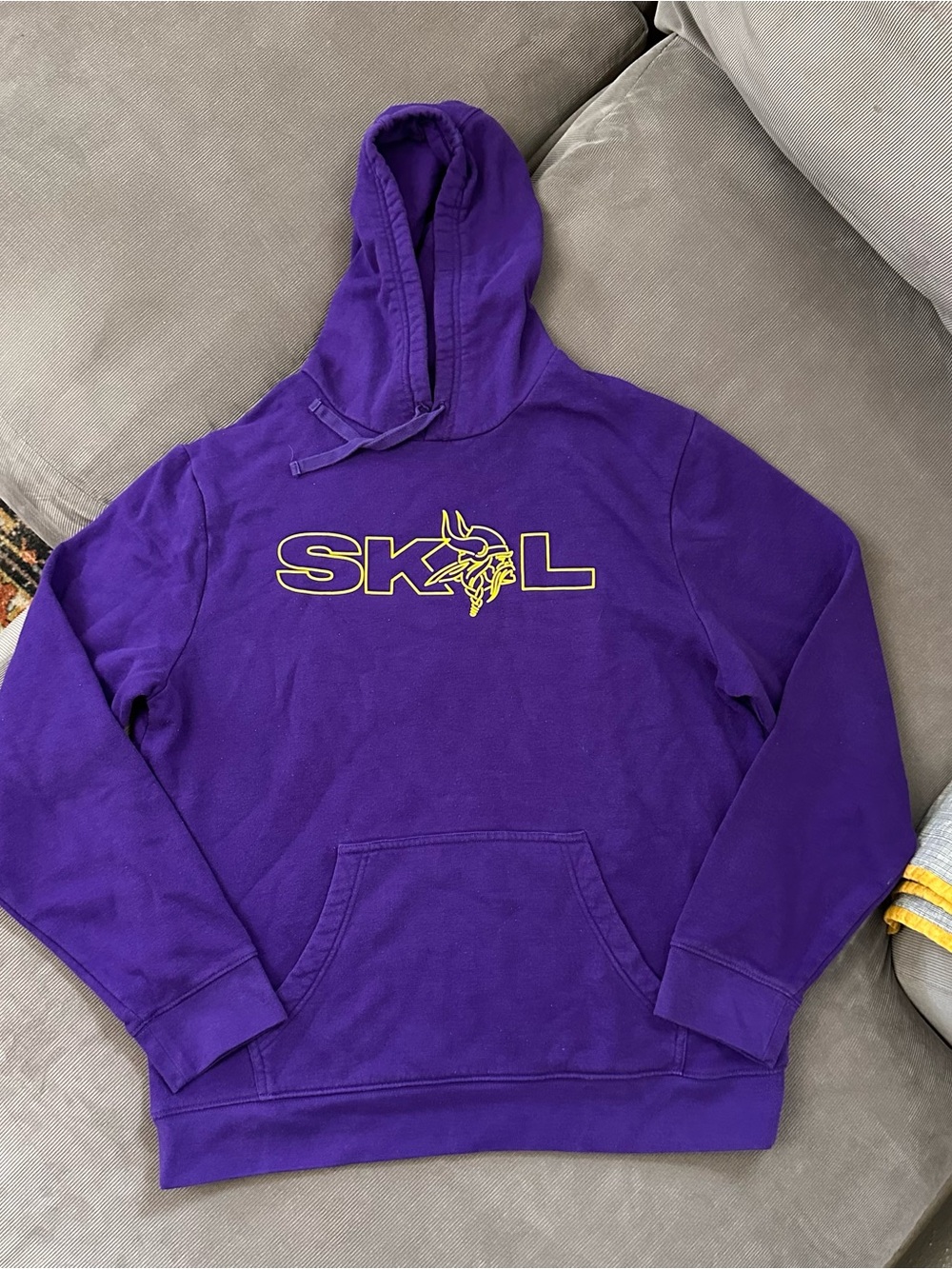 Fanatics Minnesota Vikings SKOL Pullover Hoodie Large Sportswear Streetwear